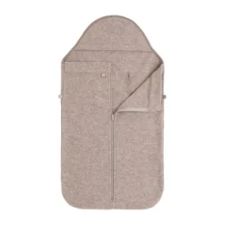Baby's Only Voetenzak Autostoel 0+ - Merino Brushed Meadow - Sand