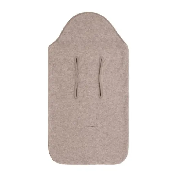 Baby's Only Voetenzak Autostoel 0+ - Merino Brushed Meadow - Sand