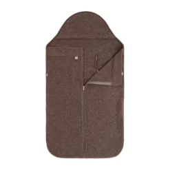 Baby's Only Voetenzak Autostoel 0+ - Merino Brushed Meadow - Sand