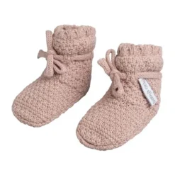 Baby's Only Willow Teddy Slofjes - Oud Roze - 0-3 Mnd