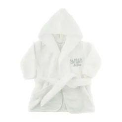 Bambam Badjas Wit Mt. 50 / 56 - Babykleding