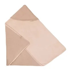 Bamboom 4 Season Hooded Baby Wrap Blanket - 75x75 cm - Stone Sand