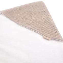 Bamboom 4 Season Hooded Baby Wrap Blanket - 75x75 cm - Stone Sand