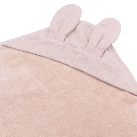 Bamboom Badcape met Washand - Duo Set Waffle - 75x75 cm