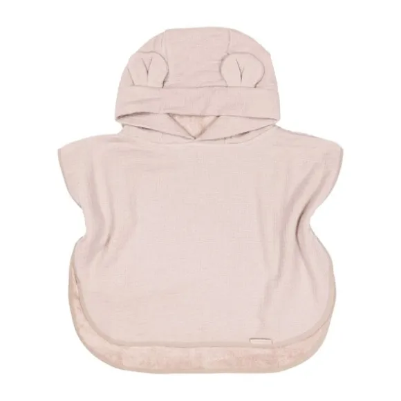 Bamboom Badponcho Baby 0–2 Jaar - Bamboe Wafel Terry - Warm White