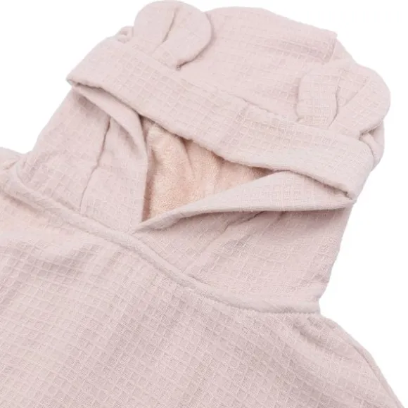 Bamboom Badponcho Baby 0–2 Jaar - Bamboe Wafel Terry - Warm White