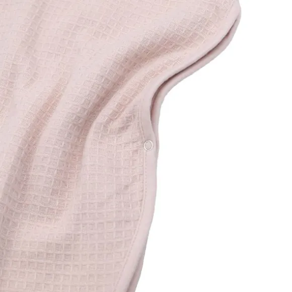 Bamboom Badponcho Baby 0–2 Jaar - Bamboe Wafel Terry - Warm White