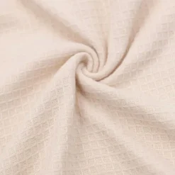 Bamboom Badponcho Baby 0–2 Jaar - Bamboe Wafel Terry - Warm White