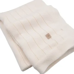 Bamboom Gestreept Wiegdeken - Zomer - Wit - 75 x 100 cm