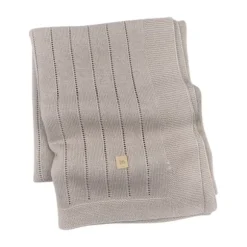 Bamboom Gestreept Wiegdeken - Zomer - Wit - 75 x 100 cm