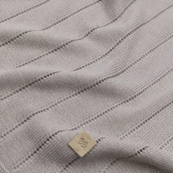 Bamboom Gestreept Wiegdeken - Zomer - Wit - 75 x 100 cm