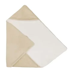 Bamboom Hooded Baby Wrap Blanket - 75x75 cm - Teddy - Sand