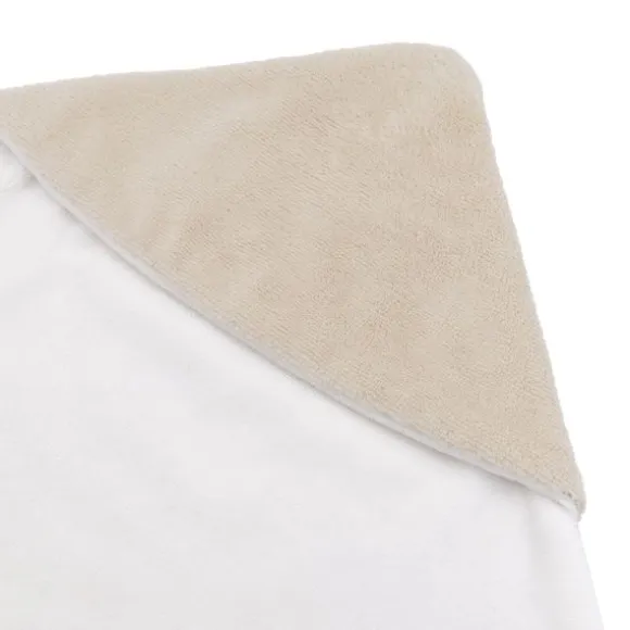Bamboom Hooded Baby Wrap Blanket - 75x75 cm - Teddy - Sand