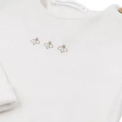 Bamboom Jumpsuit Met Voetjes Bees - Cream