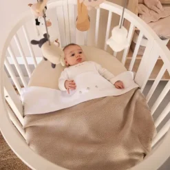 Bamboom Jumpsuit Met Voetjes Bees - Cream