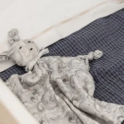 Bamboom Ledikantlaken Met Bies Wit