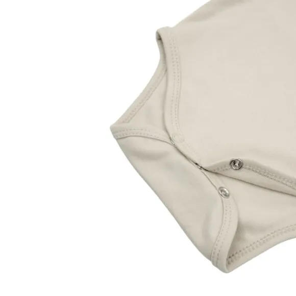 Bamboom Long Sleeve Body Polo - 6 Mnd - Sand