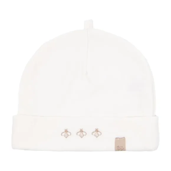 Bamboom Muts Bees - Cream - Maat S (0-4M)