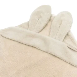 Bamboom New Born Badcape met Oren + Washand - Sand