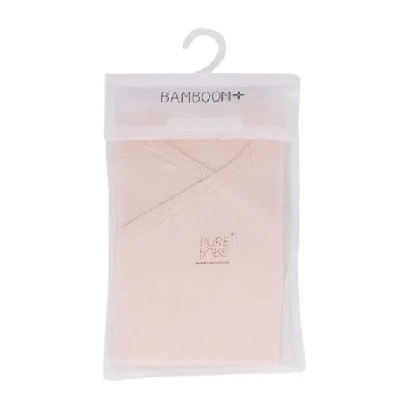 Bamboom Overslag Romper - Roze - 3 Mnd