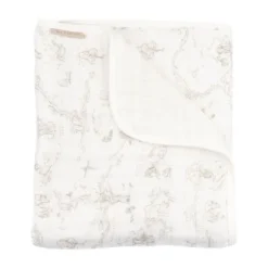 Bamboom Pure Deken - Boomy's world Oyster grey