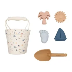 Bamboom Strandset – Emmer, Schep & 4 Vormpjes