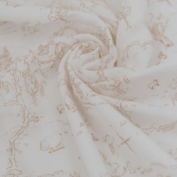 Bamboom Wieglaken - Nude Old Pink