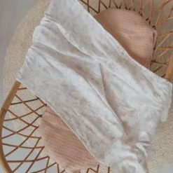 Bamboom Wieglaken - Nude Old Pink