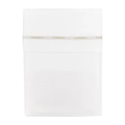 Bamboom Wieglaken Met Bies Wit