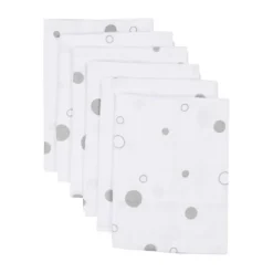 Basicline Bubble Hydrofiel Luiers Grey 6 Stuks