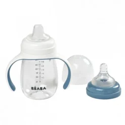 Beaba Evolutieve 2-in-1 Drinkfles 210 ml Windy Blue
