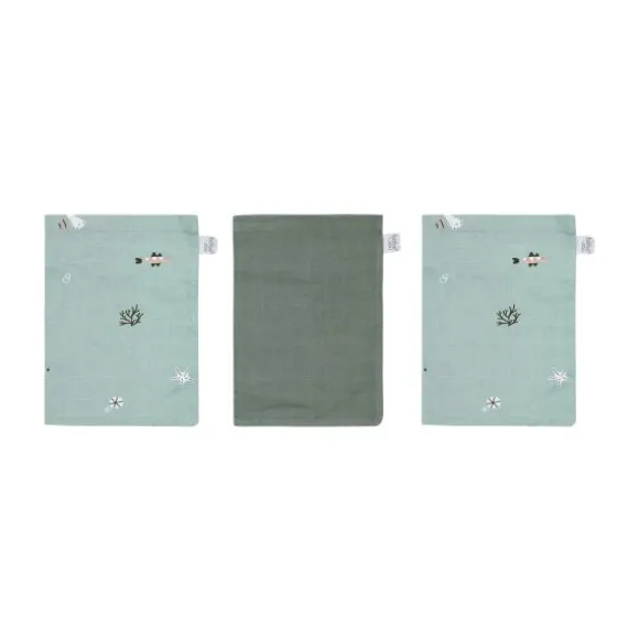 Bebe-Jou Ocean Vibes Hydrofiel Washand - 3 Stuks