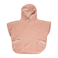 Bebe-Jou Pure Cotton Poncho Pink