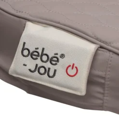 Bebe-Jou Verwarmd Aankleedkussen - Quilted Waves - Chalk Brown