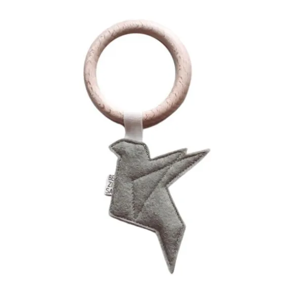 BEZISA Birds Bijtring Pistache Green