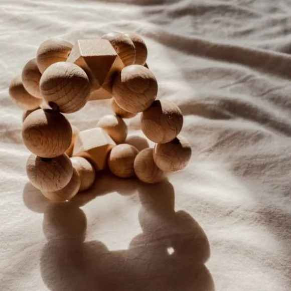 BEZISA Wooden Basics Crossball Natural