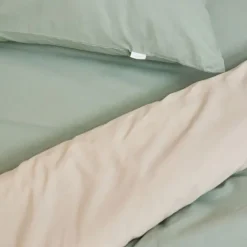 Bibelotte Dekbedovertrek - Zeegroen - 140x220 cm