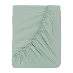 Bibelotte Dekbedovertrek - Zeegroen - 140x220 cm
