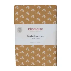 Bibelotte Onder De Bloemen Dekbedovertrek Okergeel 140 x 220 Cm