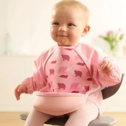 Bibetta Mouwslab Nijlpaard Roze