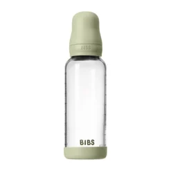 BIBS Fles - Medium Flow - 240 ml - Glas/Latex - Ivory