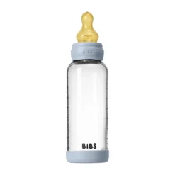 BIBS Fles - Medium Flow - 240 ml - Glas/Latex - Ivory