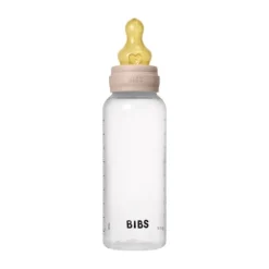 Bibs Fles - Medium Flow - 270 ml - Latex - Baby Blue