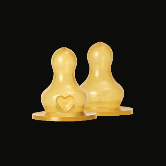 BIBS Flesspeen Rond - Slow Flow - 2 Pack - Latex