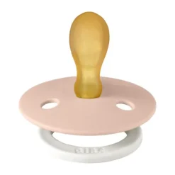 BiBs Glow In The Dark Fopspeen - Symmetrisch - 2 Stuks - 0-6 Mnd - Blush/Vanilla