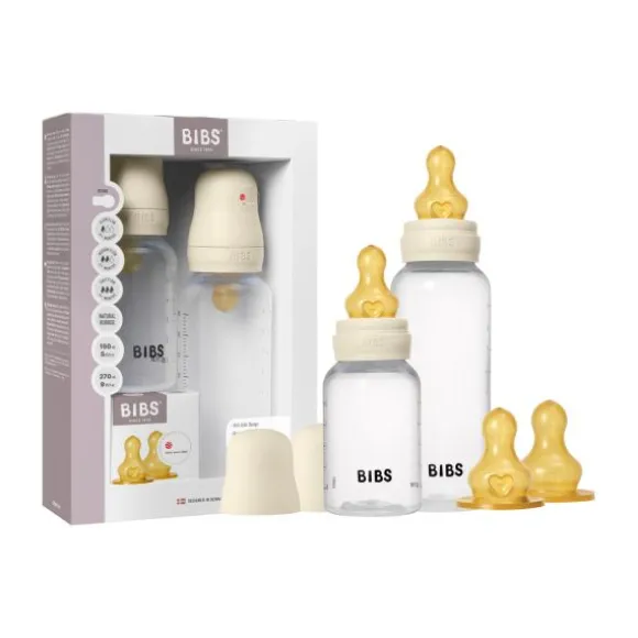 Bibs Grow and Flow Flessenset - 150 ml/270 ml - Latex - Ivory