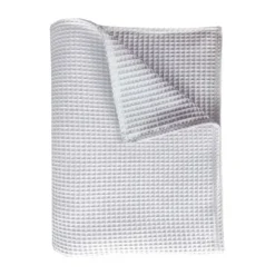 Bink Bedding Pique Ledikantdeken Dusty / Wit 100 x 150 cm