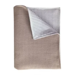 Bink Bedding Pique Ledikantdeken Dusty / Wit 100 x 150 cm