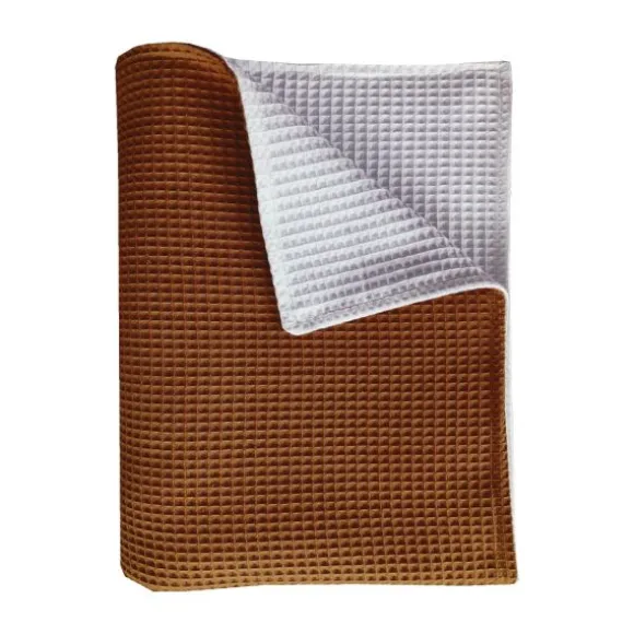 Bink Bedding Pique Ledikantdeken Dusty / Wit 100 x 150 cm