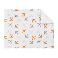 Bink Bedding Planes Boxkleed Blauw 80 x 100 cm